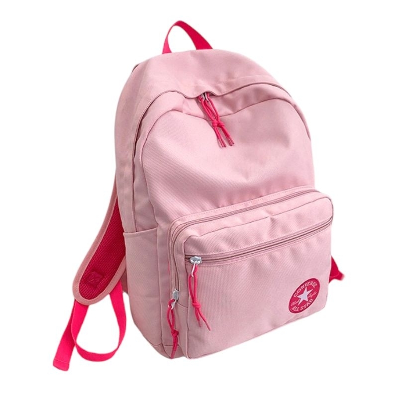 BISA COD CONVERSE Tas Ransel Perempuan Import Motif Polos / Backpack Cewek Sekolah Kerja Kuliah Temp