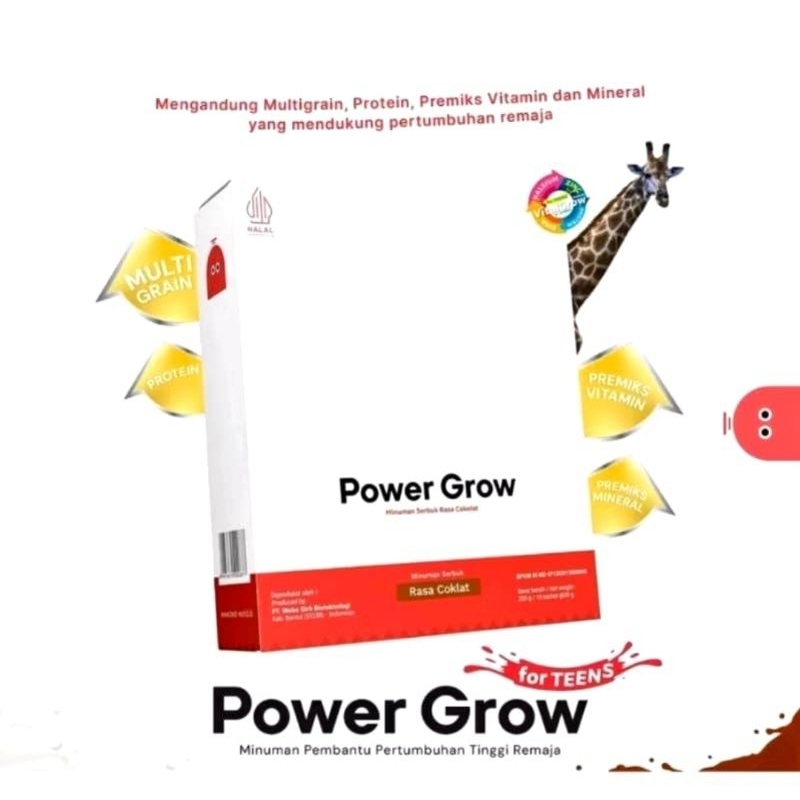 

Power grow susu calsium peninggi badan