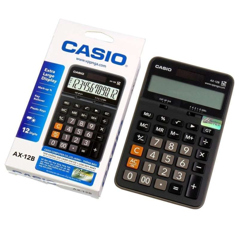 

CASIO KALKULATOR | CASIO CALCULATOR AX-12B