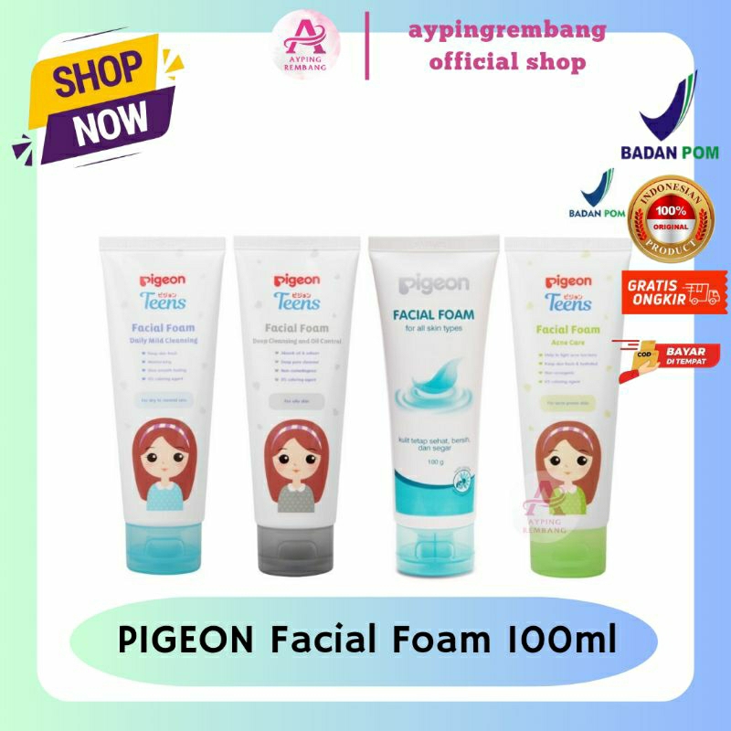 Pigeon Teens Facial Foam 100ml | Sabun Cuci Muka