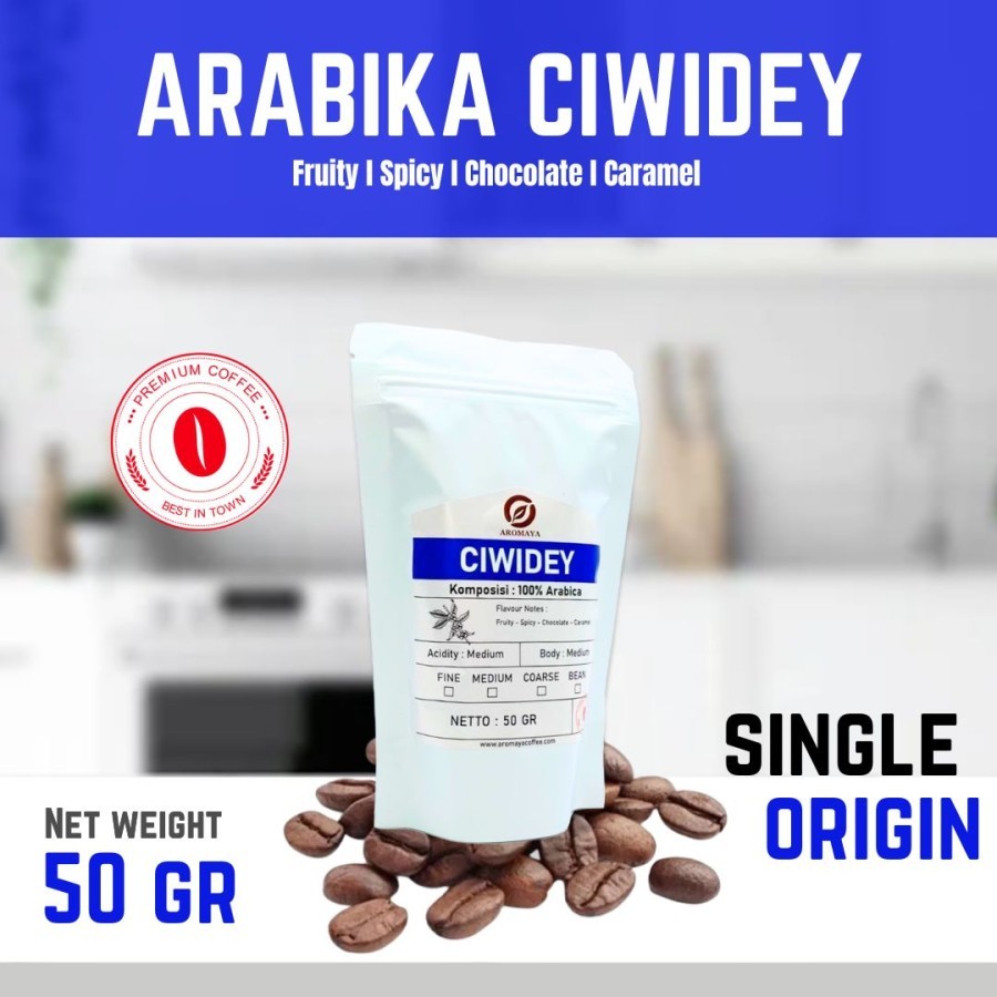 

AROMAYA Kopi Arabika Ciwidey Arabika Coffee 50 gram