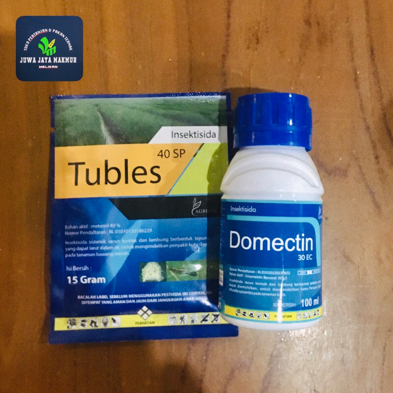 DOMEKTIN Insektisida + Bonus TUBLES Isektisida - pembasmi ulat pada tanaman jagung