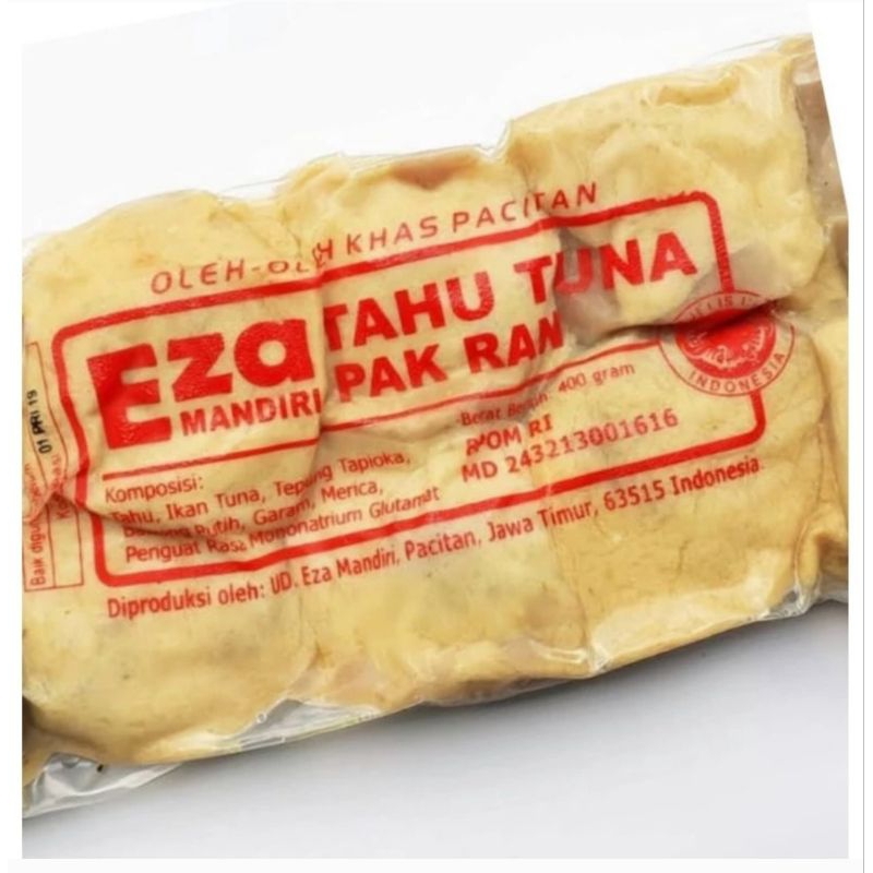 

TAHU TUNA PACITAN/EZA MANDIRI Pak Ran/oleh-oleh khas pacitan