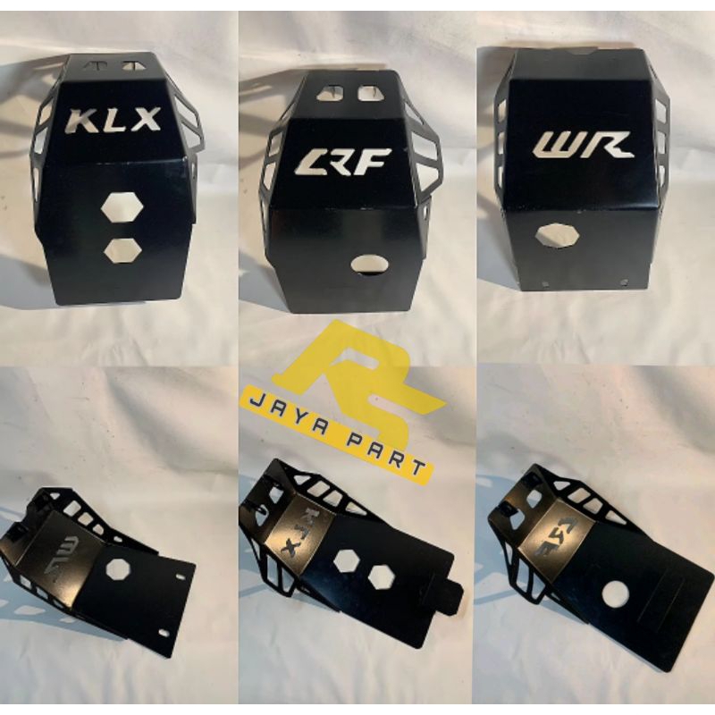 Pengaman mesin klx 150 d treker 150 crf 150L yamaha wr155 cover mesin engine guard klx crf bahan pla