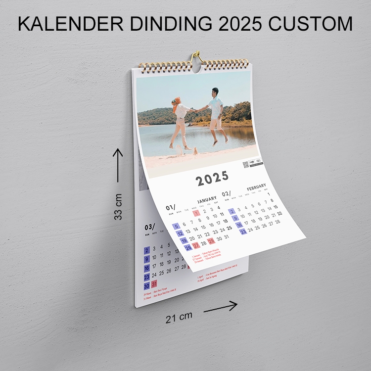 

Kalender Dinding 2025 Custom Foto / Kalender Gantung Desain Sendiri #KLDC01