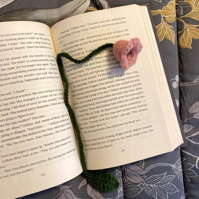 

[Crochetzy] Lily of the Valley Bookmark Crochet Pembatas Buku Bunga Rajut