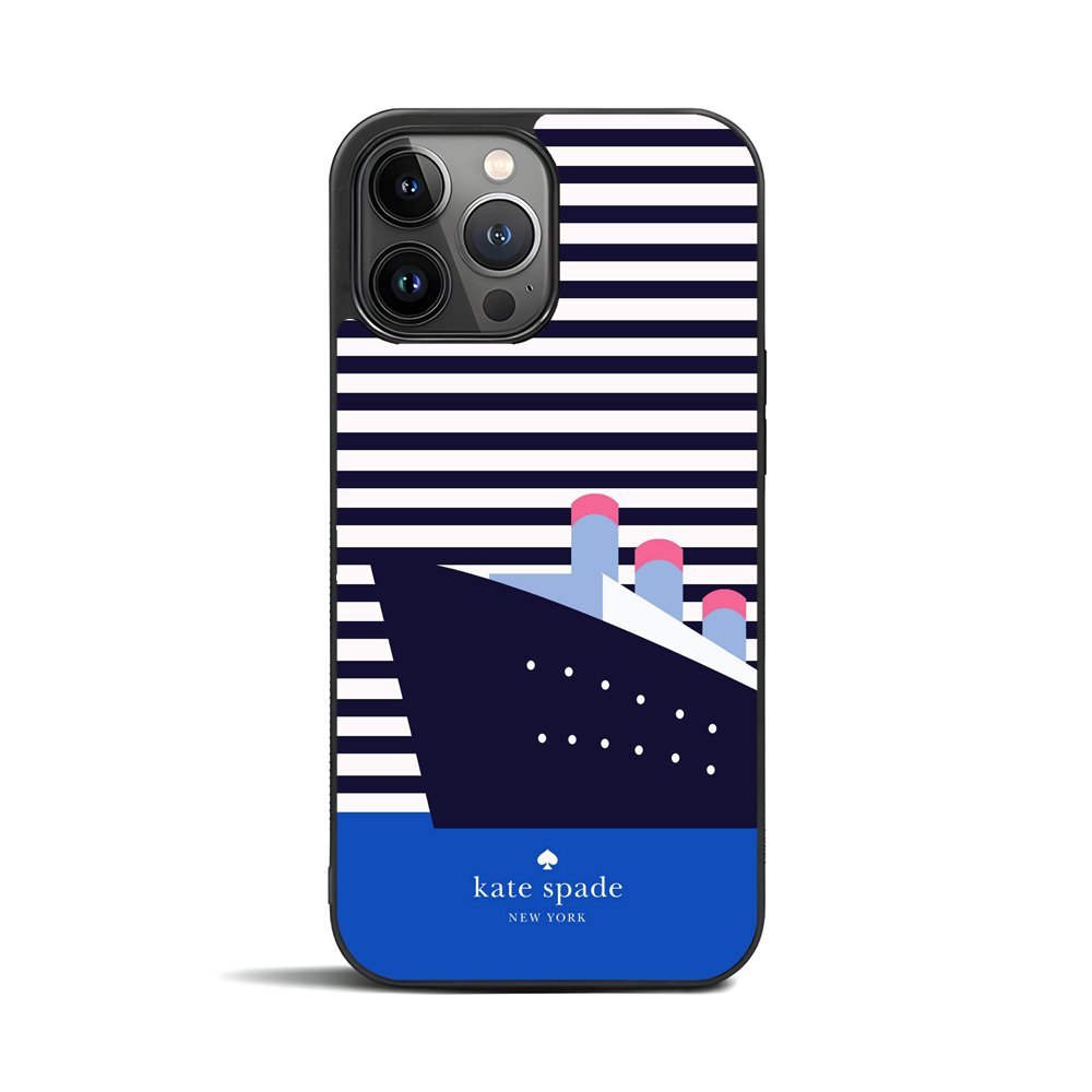 CASING iPhone 5 6 7 8 SE X XR XS 11 12 13 14 15 16 Pro Max Mini Plus CASE Kate Spade Ship 2