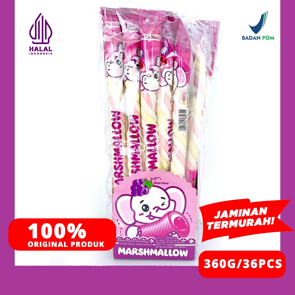 

Marshmallow Panjang Candy Creation 360 Gram HALAL