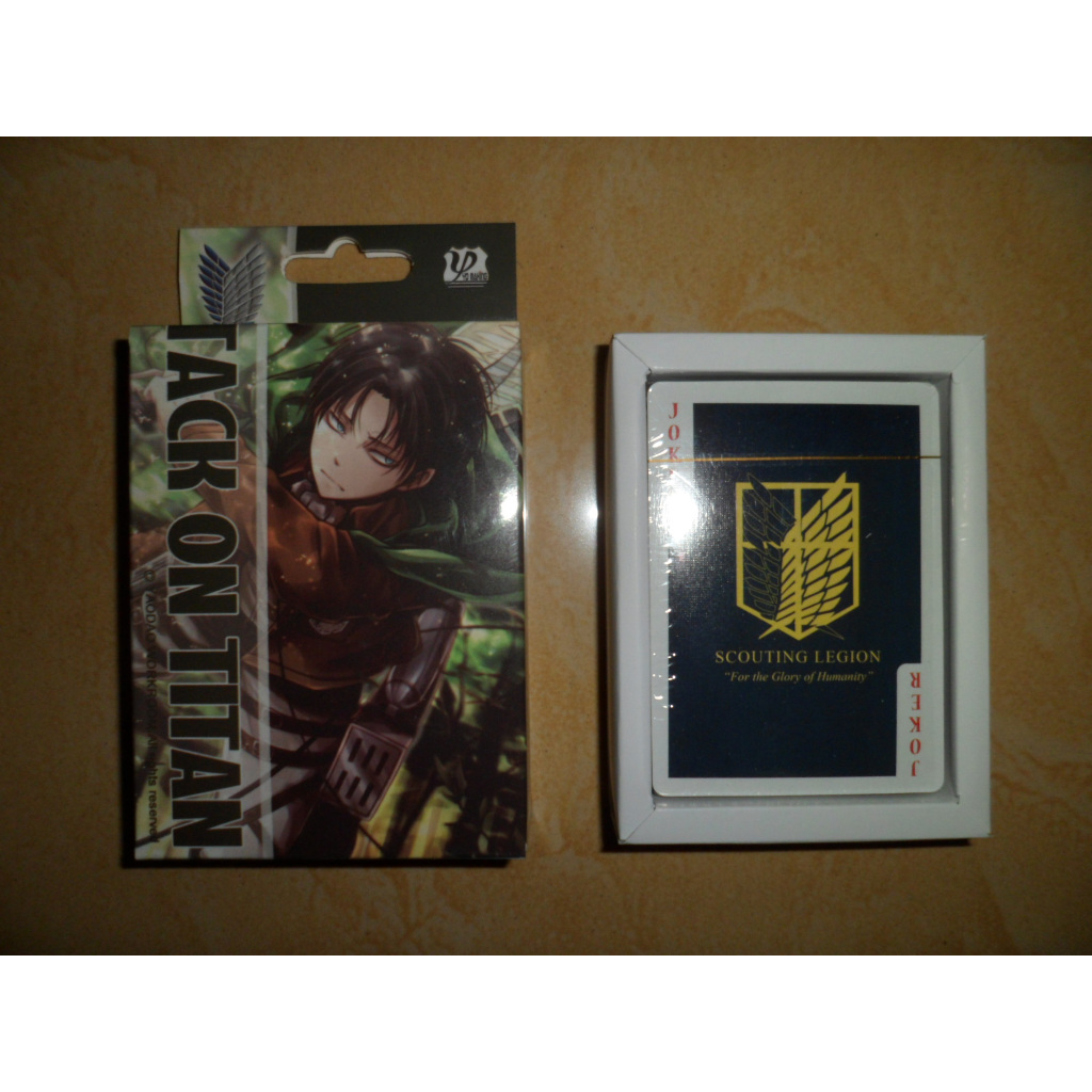 Kartu Poker Anime Attack on Titan Shingeki no Kyojin