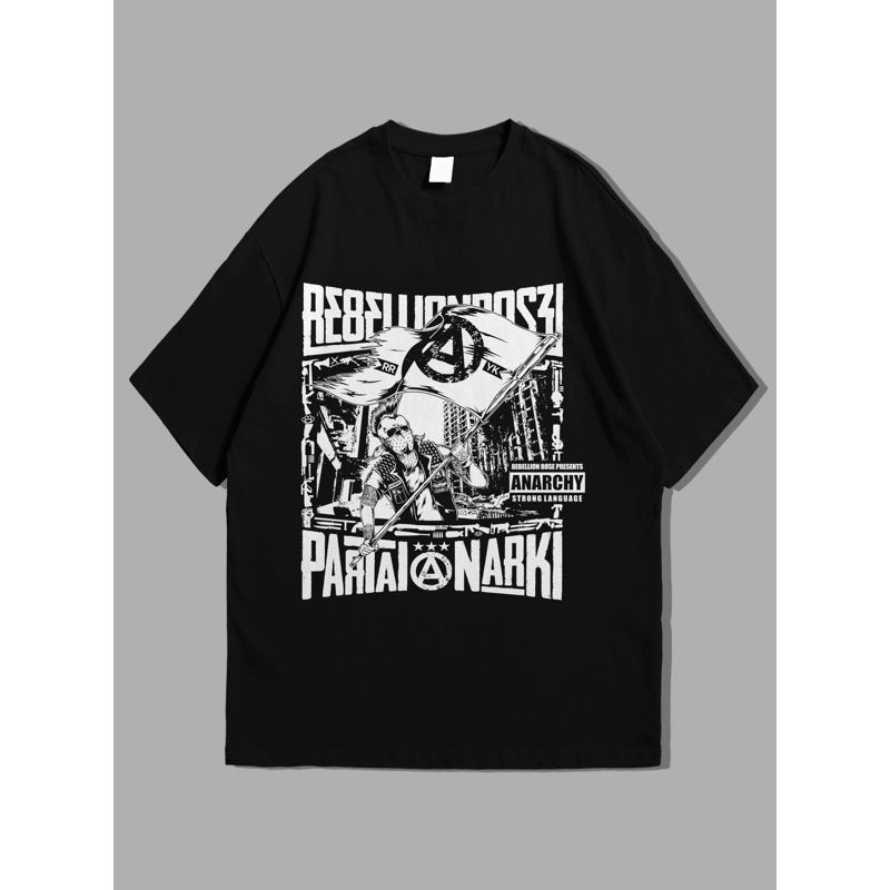 T-shirt Band Rebellion Rose - Partai Anarki 1