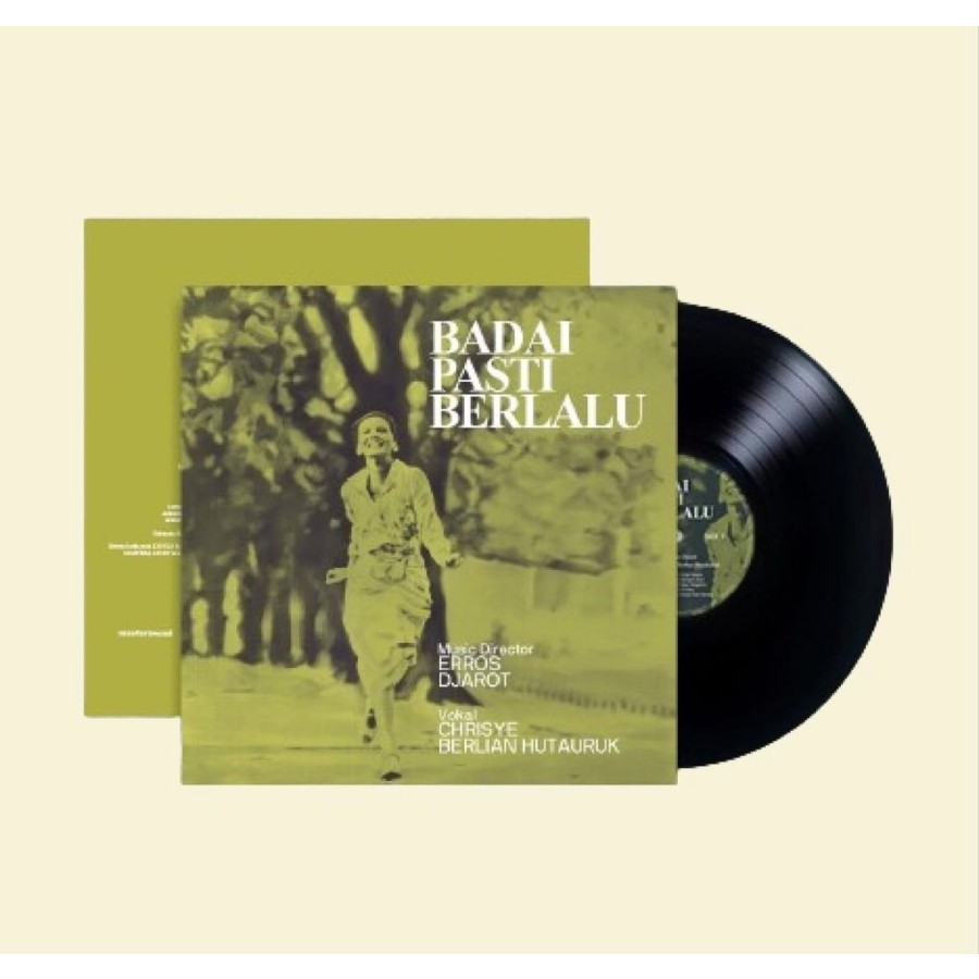 Vinyl / Piringan Hitam Erros Djarot, Chrisye, Berlian Hutauruk - OST Badai Pasti Berlalu LP
