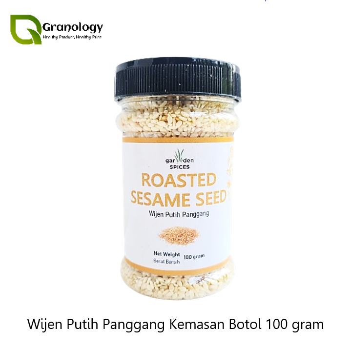 

Garden Spices Bumbu Kemasan Botol - Wijen Putih Panggang (100 gram)