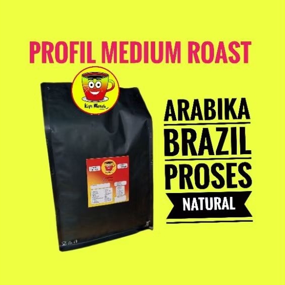 

Kopi Arabika Brazil ( Kopi import Luar Negeri) Proses Natural 1Kg