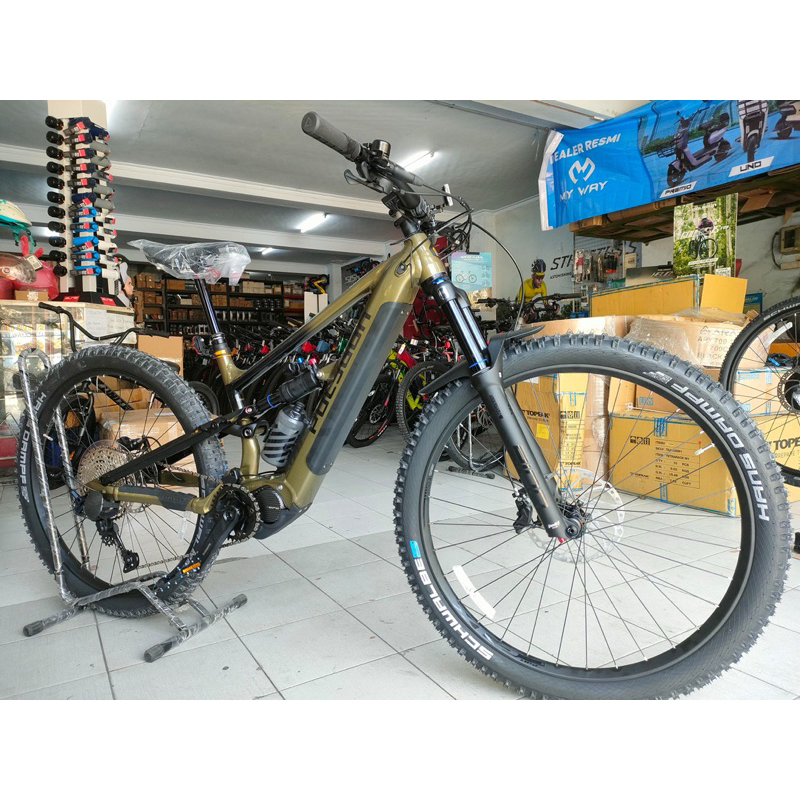 SEPEDA MTB EBIKE / E-BIKE POLYGON 29" SISKIU T7E LUSTER OLIVE BROWN WITH SHIMANO 1 x 12 Speed