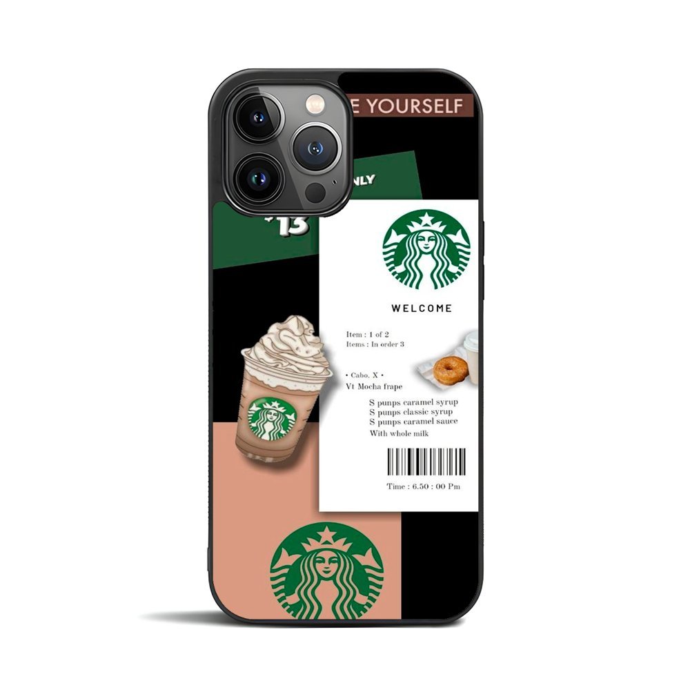 CASING iPhone 5 6 7 8 SE X XR XS 11 12 13 14 15 16 Pro Max Mini Plus CASE Love Yourcoffe Starbuck