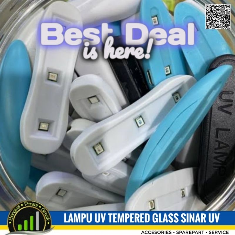 Lampu UV Tempered Glass Sinar UV