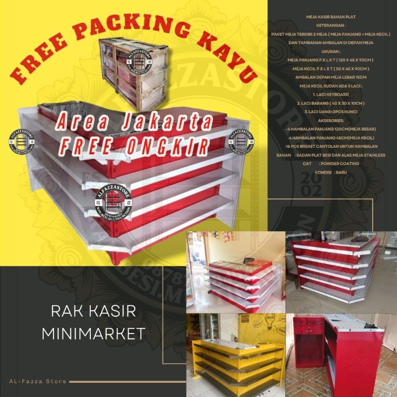 meja kasir minimarket supermarket meja kasir toko termurah