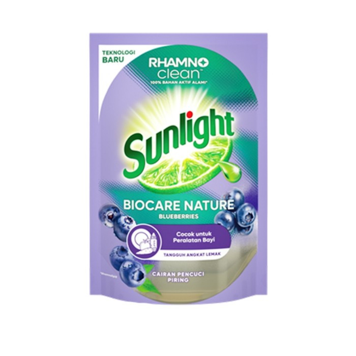 Sabun Cuci Botol Perlengkapan Bayi Buah Sayur SUNLIGHT Biocare Nature 585 Ml