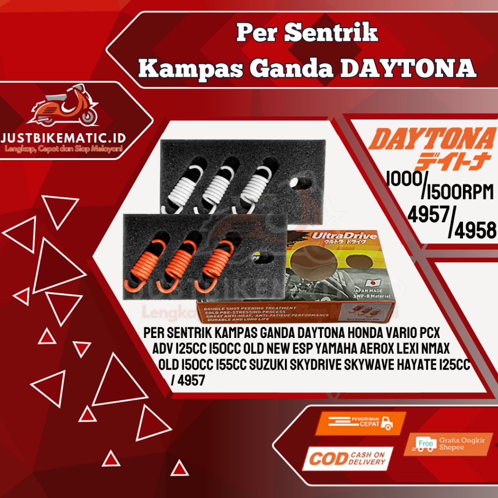 Per Sentrik Kampas Ganda Kopling Vario PCX ADV Aerox Nmax Lexi Old New LED 125 150 155 cc Spin Skydr