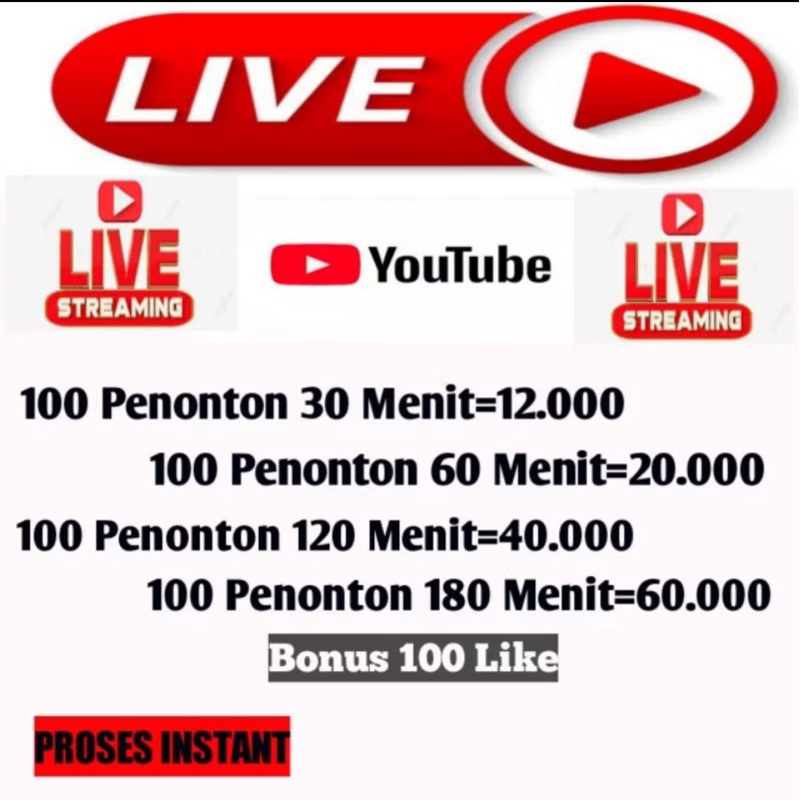 Live Streming Youtube Mata live streming youtube Terlaris termurah