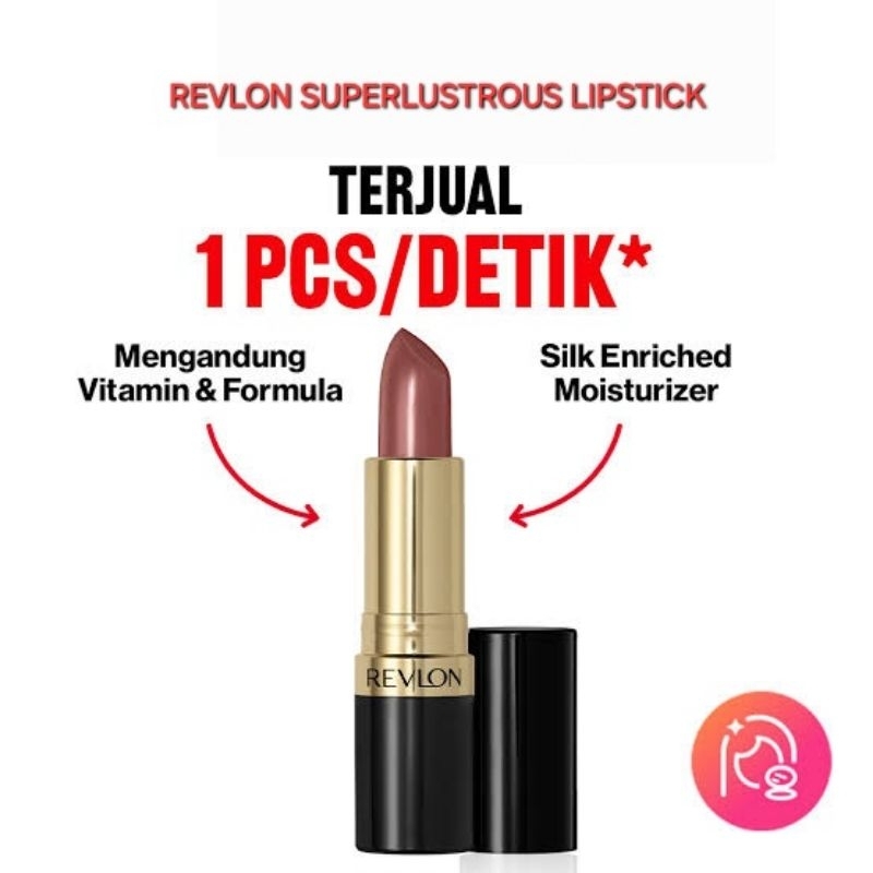 Revlon Superlustrous Lipstick- lipstick revlon murah