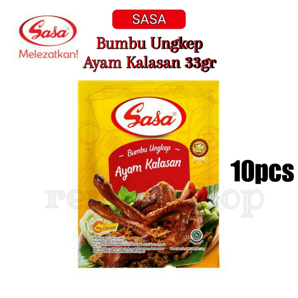 

SASA Bumbu Ungkep Ayam Kalasan 33gr x 10pcs