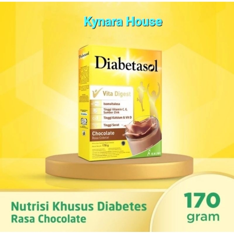 

Diabetasol Susu Formula Diabetes Coklat 24x170gr (Karton)