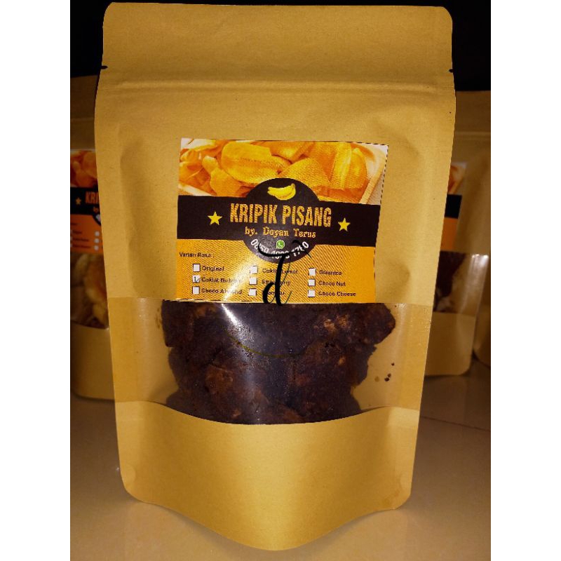 

KERIPIK PISANG COKLAT BUBUK 100 gram / KERIPIK PISANG COKLAT BUBUK BY DOYAN TERUS