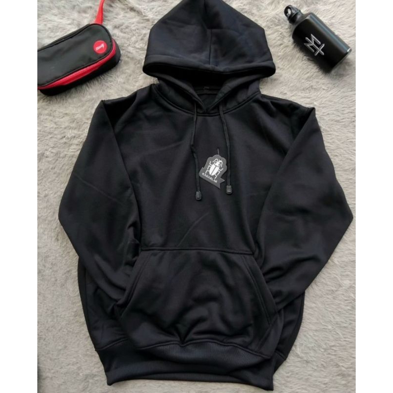 HOODIE OVERSIZE FULL BLACK