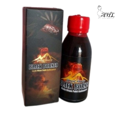 

Madu Hutan Borneo ( Kemasan Baru ) BLACK BORNEO Madu Hitam Pahit Kalimantan 1Botol 120ml