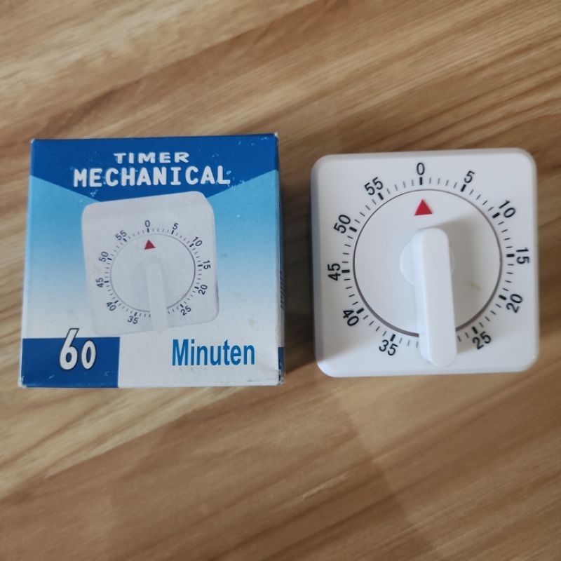 Mechanical timer / timer mekanik / timer manual / kitchen timer / timer memasak