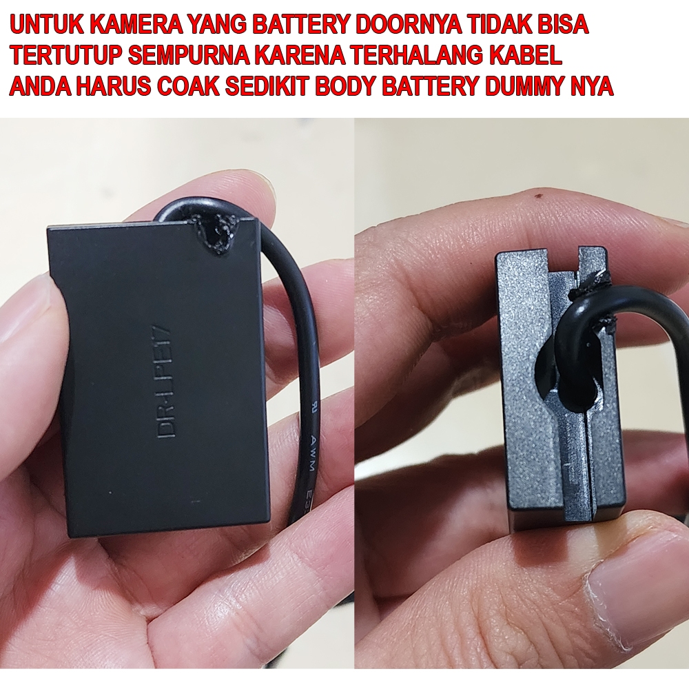 Kingma Dummy Battery to USB-C DR-E17N for Replace Canon Mirrrorless & DSLR battery LP-E17 - Battery