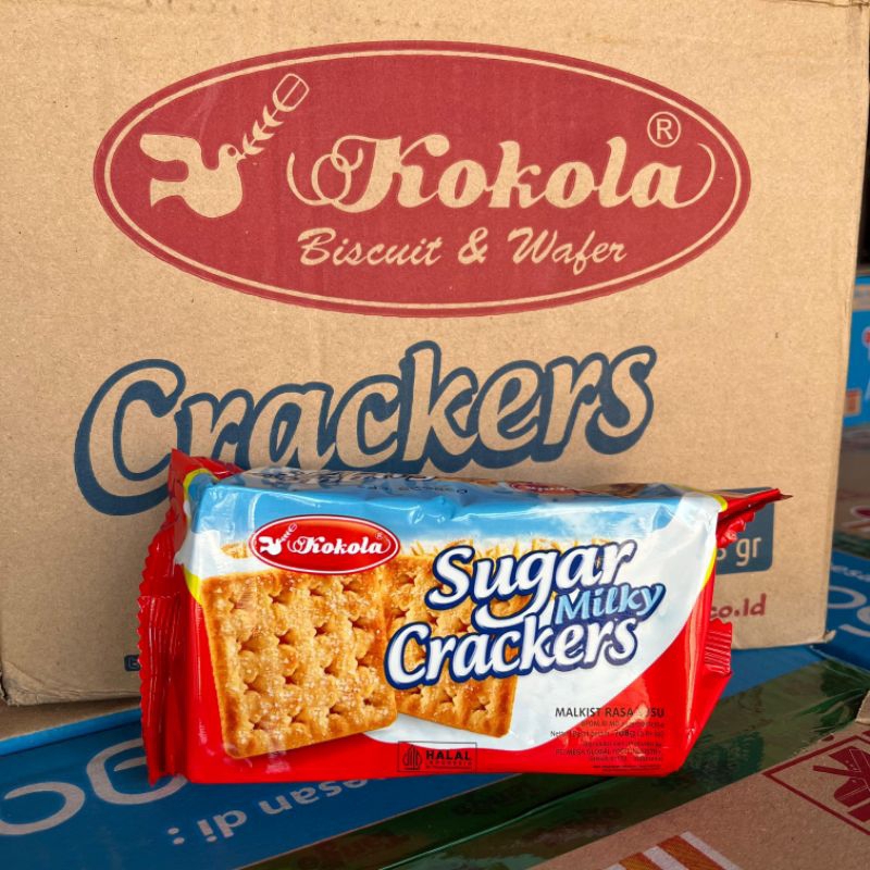 

Sugar milky crackers 108 gram 1 dus isi 24 pcs