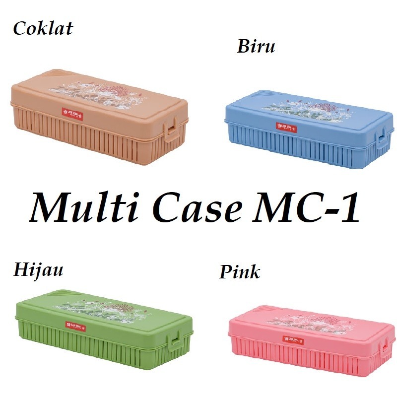 

Lion Star Multi Case MC-1 / Kotak Serbaguna Tempat pensil pernak pernik