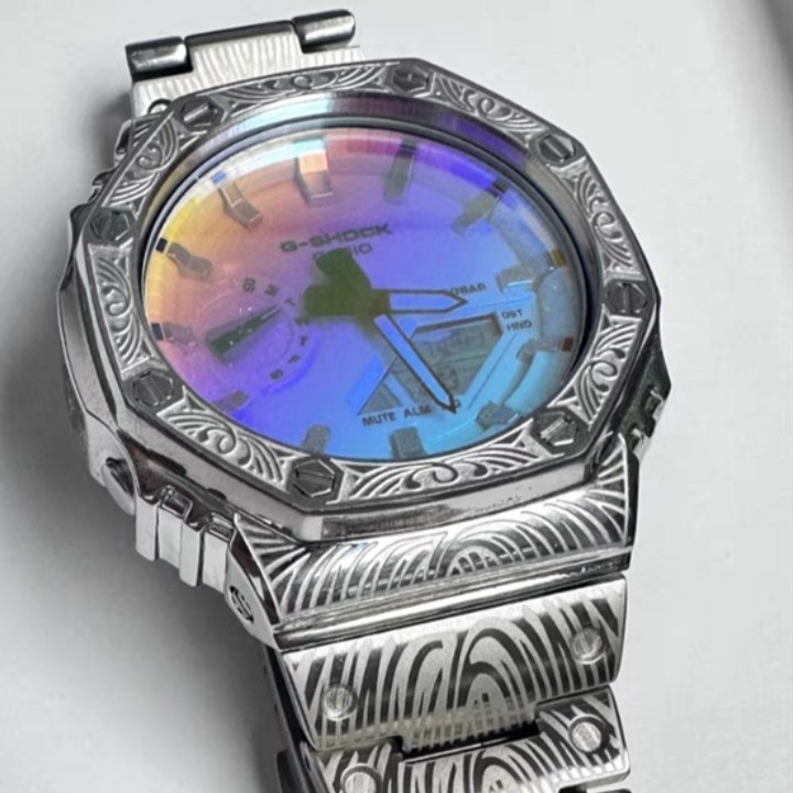 BNB Metal Gravity Silver G Shock GA 2100 2110 GA B2100 aftermarket