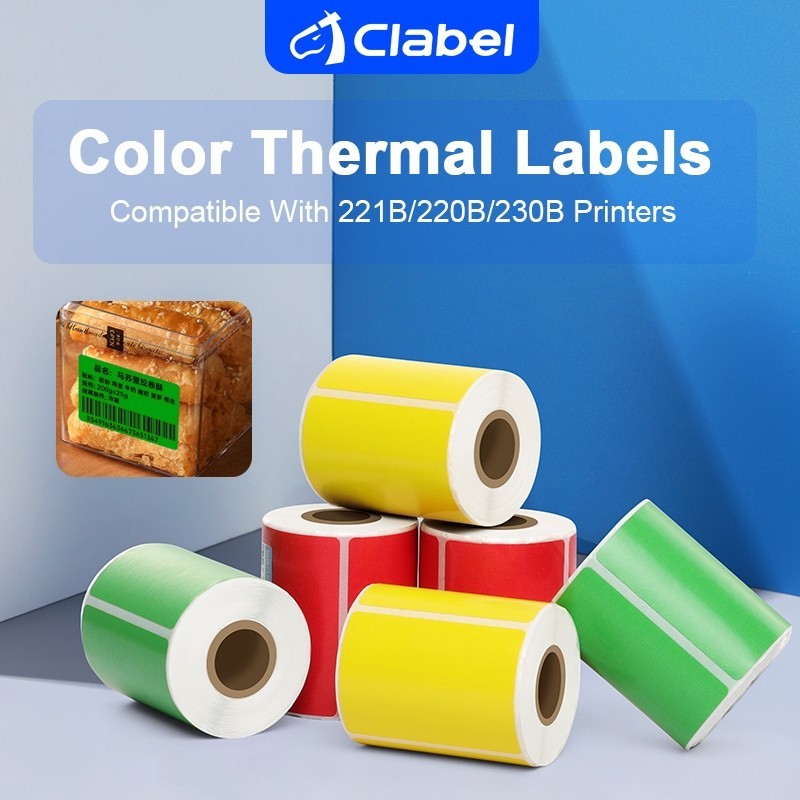

CLABEL Kertas Thermal Sticker Label Warna 40x30mm