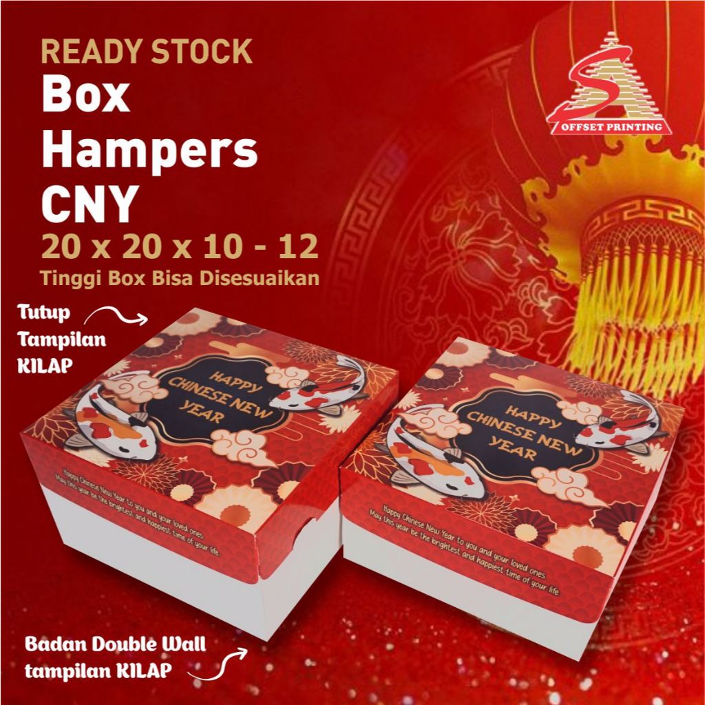 

20x20x10 Box Imlek / Hampers CNY