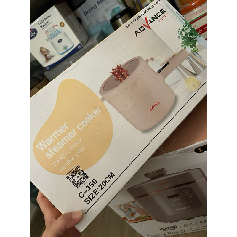 advance warmer steamer cooker