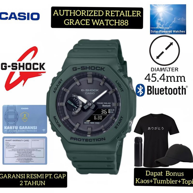 Jam Tangan Pria G-SHOCK GA-B2100-3ADR / G-SHOCK ORIGINAL GA-B2100-3ADR