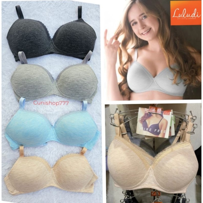 T SHIRT BRA LULUDI by WACOAL MODERNITY NON WIRE TANPA KAWAT WIRELESS BUSA TIPIS WANITA BH LB 5909 LB