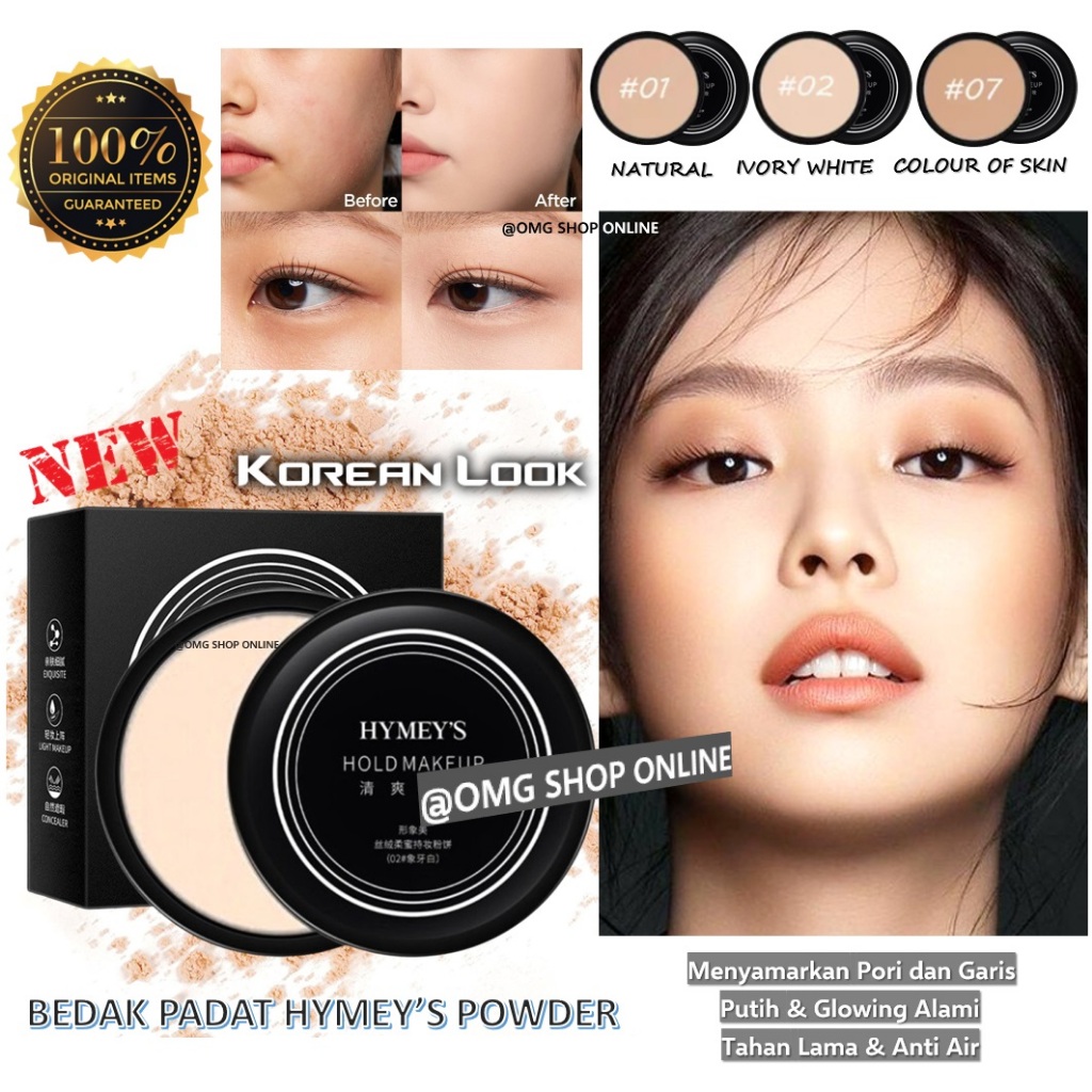 Bedak Glowing Tahan Lama Anti Air Professional Compact Powder / Hymey’s Bedak Images Beauty Powder A