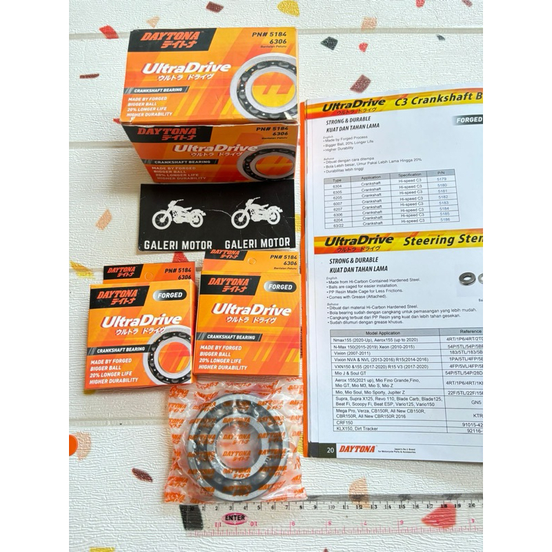 Laker kruk as daytona 6304 6305 6205 6007 6207 6306 6204 forged bearing kruk as daytona