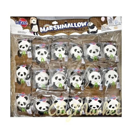 

Larbee Marshmallow Chocolate / Permen Kapas Selai Coklat 250 gr