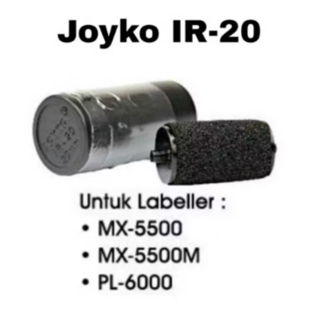 

( 1 pcs )Tinta label 20 mm Joyko 1 Baris 8 digit Tinta Harga Labeller MX-5500, MX-5500M, PL-6000