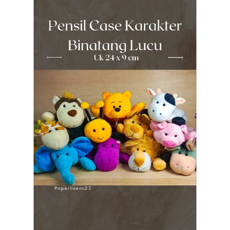 

Tempat Pensil Binatang / Tempat Pensil Boneka / Pensil case lucu