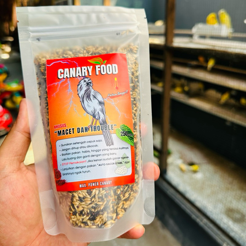 PAKAN KENARI KHUSUS MACET & TROBEL