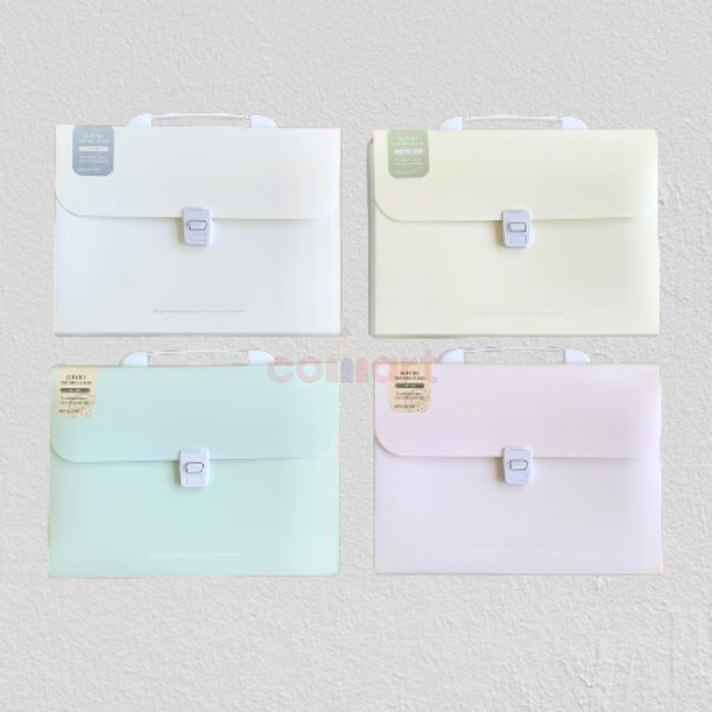 

Expanding File A4 Pastel + Gagang Wengu E633 - Map Harmonika A4 Macaron 12 Pocket - File Holder Expanding Folder A4 Gratis Index Label