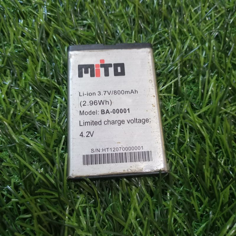 BATERAI MITO MODEL BA-00001 NORMAL GARANSI