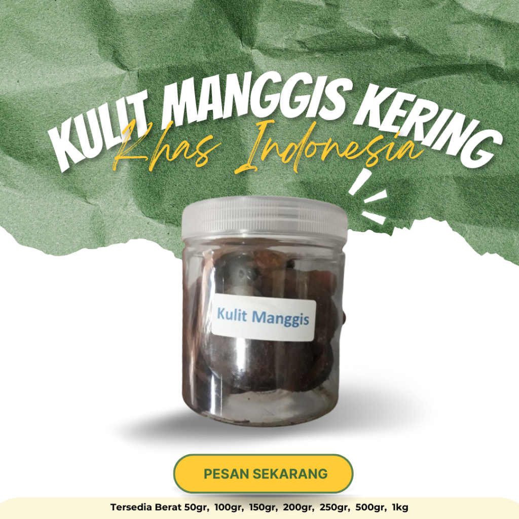 

REMPAH HERBAL ALAMI KULIT MANGGIS KERING