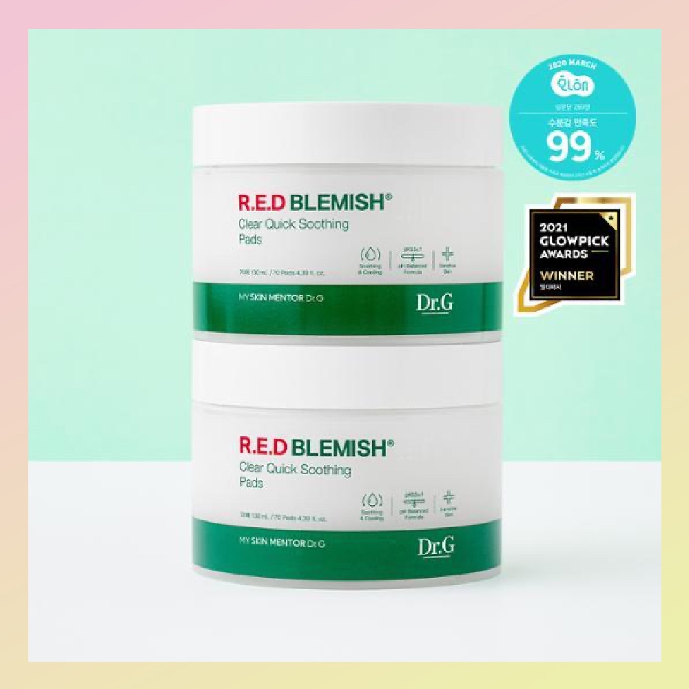 Dr.G Cleansing Red Blemish Clear Quick Soothing Pads [100% ORIGINAL - PRE ORDER]